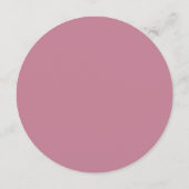 Mauve Palet Thee Party Bruiloftsfeest Kaart (Achterkant)