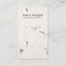 MAUVE PETAL HANDMADE PAPIER 3 STUD EARRING DISPLAY