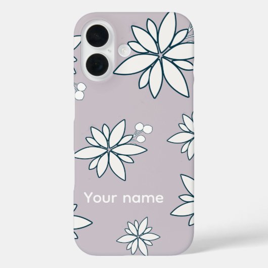 mauve phone case (Achterkant)