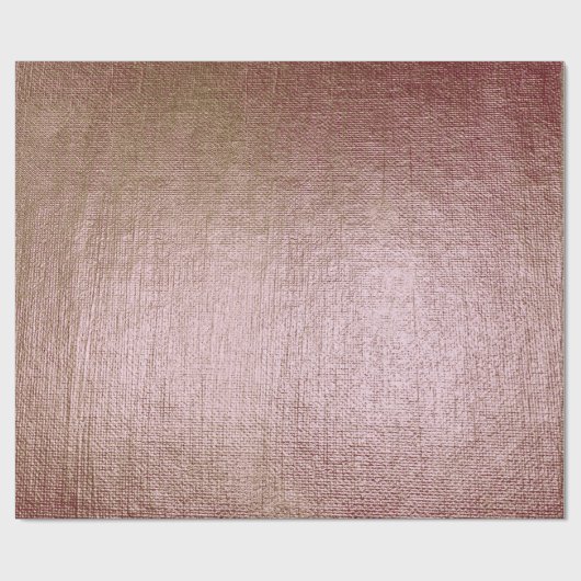 Mauve Pink Gold Powder Metallic Brush Makeup Vip Cadeaupapier (Vlak)