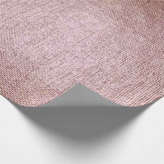 Mauve Pink Gold Powder Metallic Brush Makeup Vip Cadeaupapier (Hoek)