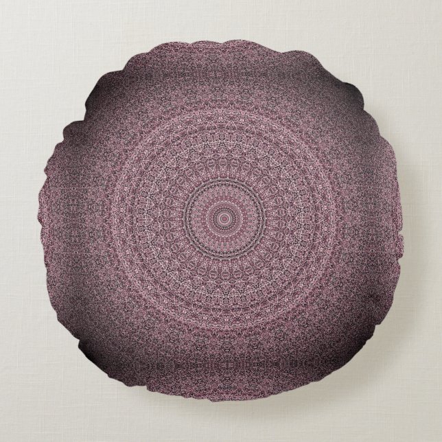 Mauve Pink - HAMbWG Rond Kussen (Voorkant)