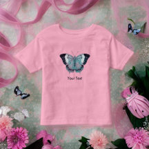 Mauve Pink Paars en Turquoise Butterflies