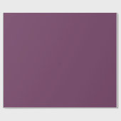 Mauve Prume Paarse Kleuraccent  Cadeaupapier (Vlak)