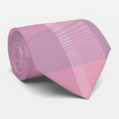 Mauve Pset Patroon Stropdas (Opgerold)