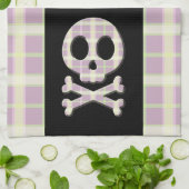 Mauve Pset Skull Theedoek (Gevouwen)