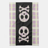 Mauve Pset Skull Theedoek (Verticaal)