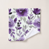 Mauve Rich Paars Trendy Mint Bad Handdoek (Wasdoekje)