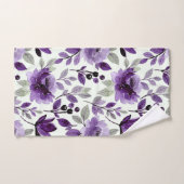 Mauve Rich Paars Trendy Mint Bad Handdoek (Handdoek)