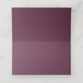Mauve Royal Medieval Sword Wedding Place Card Plaatskaartje (Binnenkant ongevouwen)