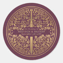 Mauve Royal Medieval Sword Wedding