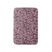 Mauve roze en houtskool Camo abstract Badmat (Voorkant Verticaal)