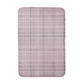 Mauve Roze & Paarse Sering Schotsgeruit Badmat (Voorkant Verticaal)