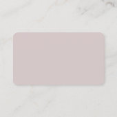 Mauve Roze QR Code  Visitekaartje (Achterkant)