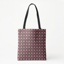 Mauve Roze Zwarte Buffalo Hart Plaid
