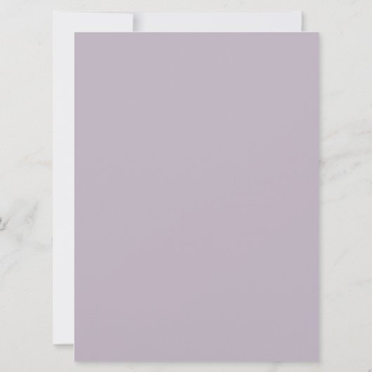 "Mauve Rozen" Hartelijk dank Kaart (Achterkant)