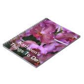 Mauve Singapore Orchid Notebook Notitieboek (Linkerzijde)