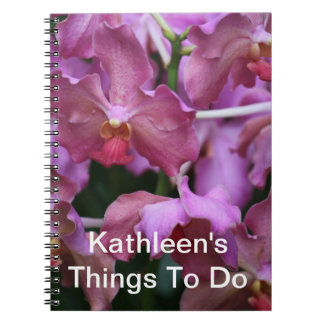 Mauve Singapore Orchid Notebook Notitieboek