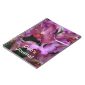 Mauve Singapore Orchid Notebook Notitieboek (Linkerzijde)