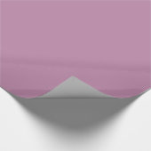 Mauve Solid Color Cadeaupapier (Hoek)