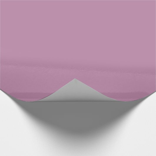 Mauve Solid Color Cadeaupapier (Hoek)
