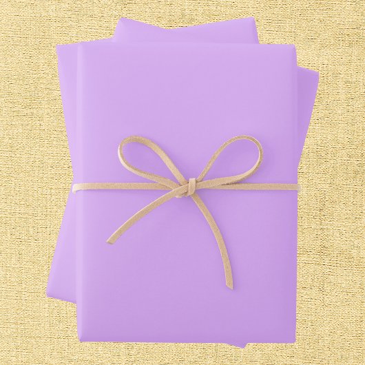 Mauve Solid Color Inpakpapier Vel