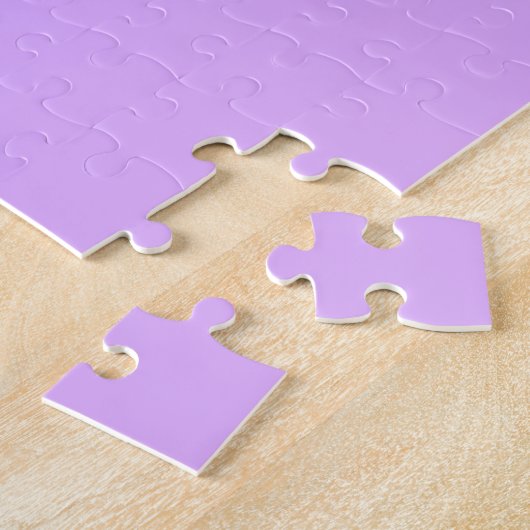Mauve Solid Color Legpuzzel (Zijkant)