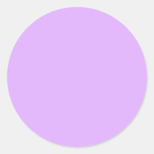 Mauve Solid Color Ronde Sticker