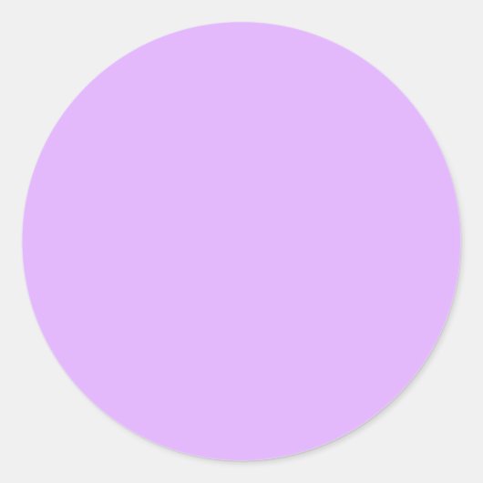 Mauve Solid Color Ronde Sticker (Voorkant)