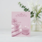Mauve Spa Briefkaart (Staand voorkant)