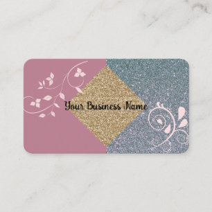 Mauve Sparkle Visitekaartje