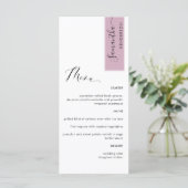 Mauve Speciaal met het Menu van de Naam van de Gas (Staand voorkant)