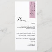 Mauve Speciaal met het Menu van de Naam van de Gas (Voorkant)