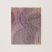 Mauve Strata | Stoffige roze en Roos gouden Agaat Legpuzzel (Verticaal)