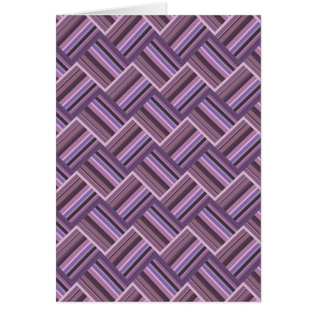 Mauve strepen diagonaal weef patroon (Voorkant)