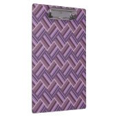 Mauve strepen diagonaal weef patroon klembord (Rechts)