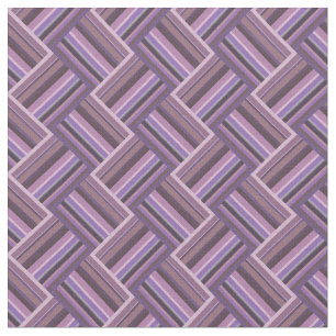 Mauve strepen diagonaal weef patroon stof