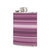 Mauve strepen heupfles (Links)