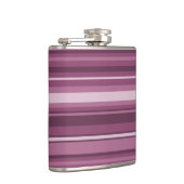 Mauve strepen heupfles (Rechts)