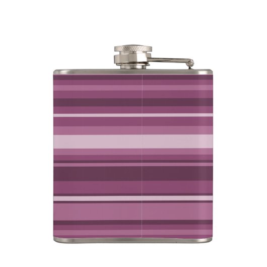 Mauve strepen heupfles (Achterkant)