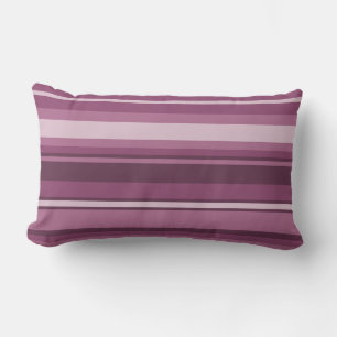 Mauve strepen kussen