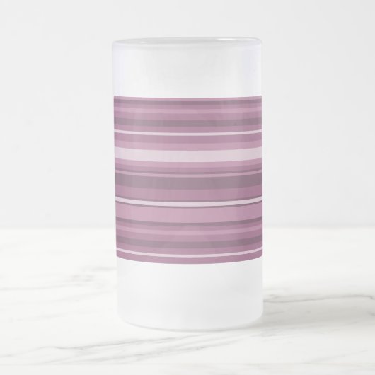 Mauve strepen matglas bierpul (Center)