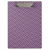 Mauve strepen met dubbel weef patroon klembord (Voorkant)