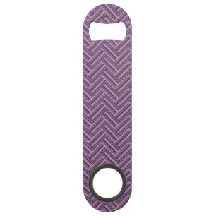 Mauve strepen met dubbel weef patroon speed flessenopener