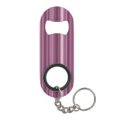 Mauve strepen mini flessenopener (Achterkant)