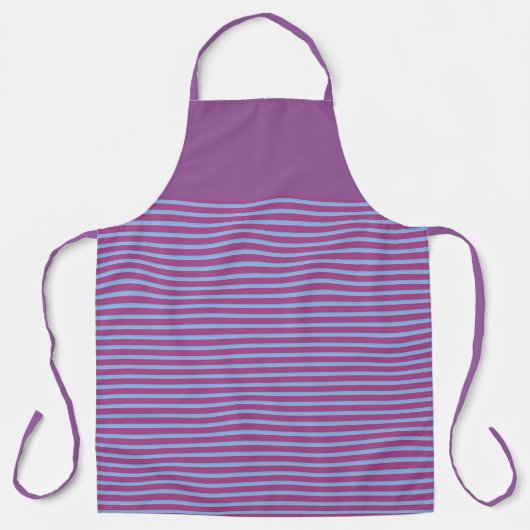 Mauve Striped All-Over Print Schort (Voorkant)