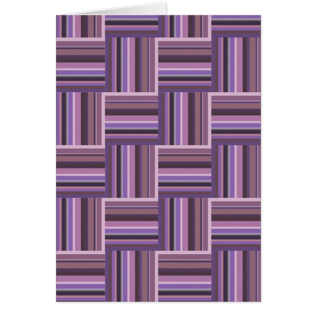 Mauve strips-weefpatroon (Voorkant)