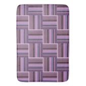 Mauve strips-weefpatroon badmat (Voorkant Verticaal)
