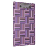 Mauve strips-weefpatroon klembord (Rechts)
