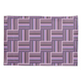 Mauve strips-weefpatroon kussensloop (Achterkant)